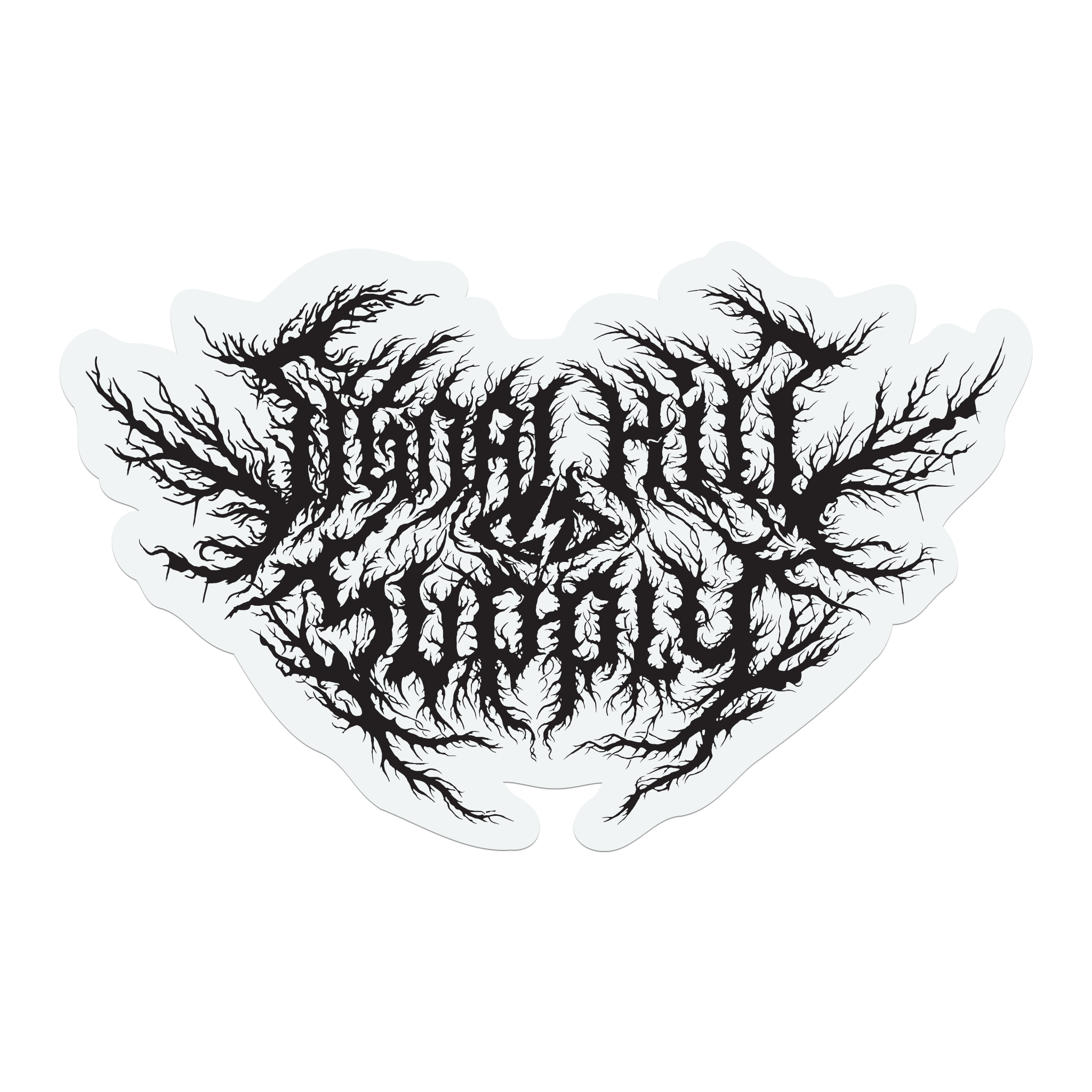 Black Metal - Clear Sticker