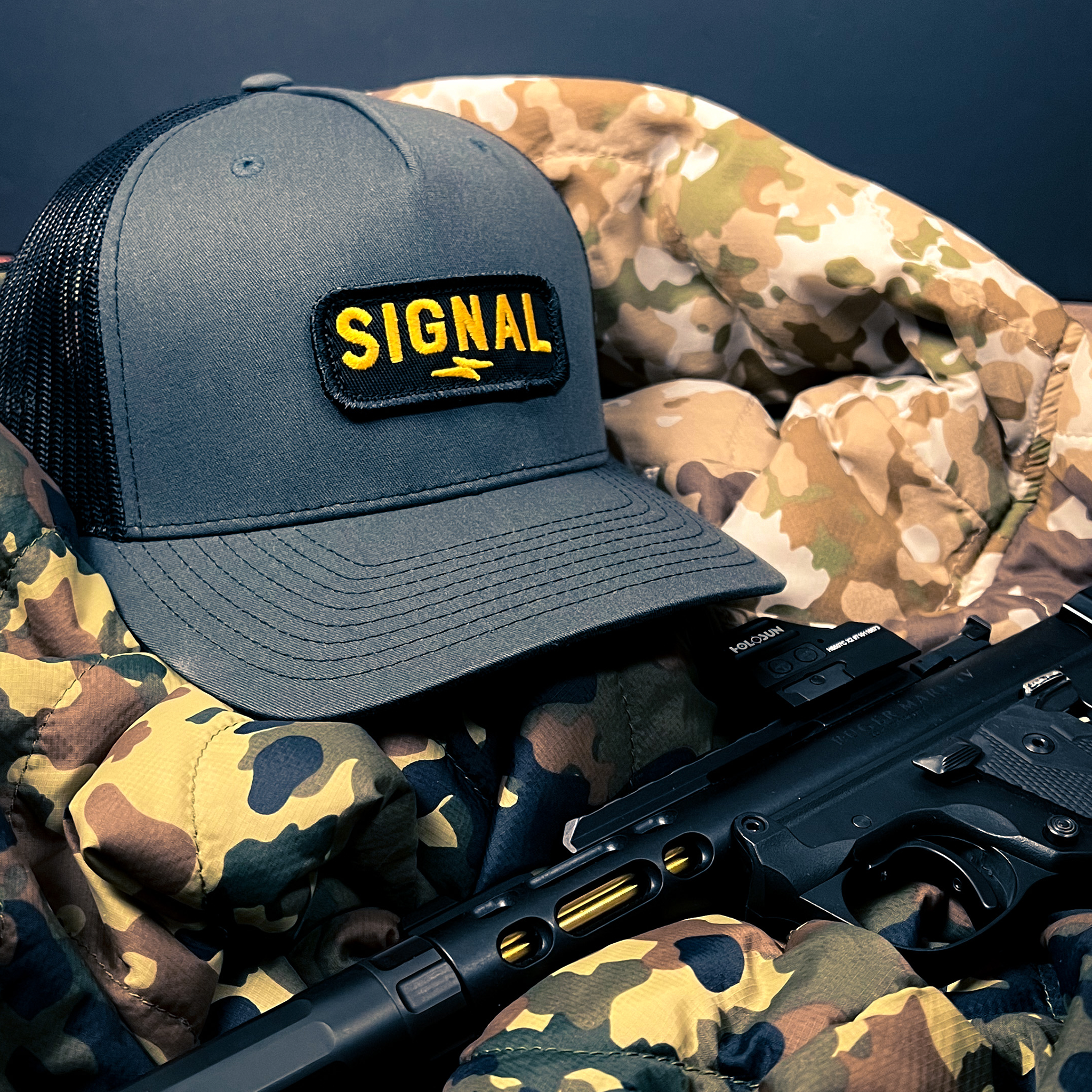 Structured Hat - Signal Patch