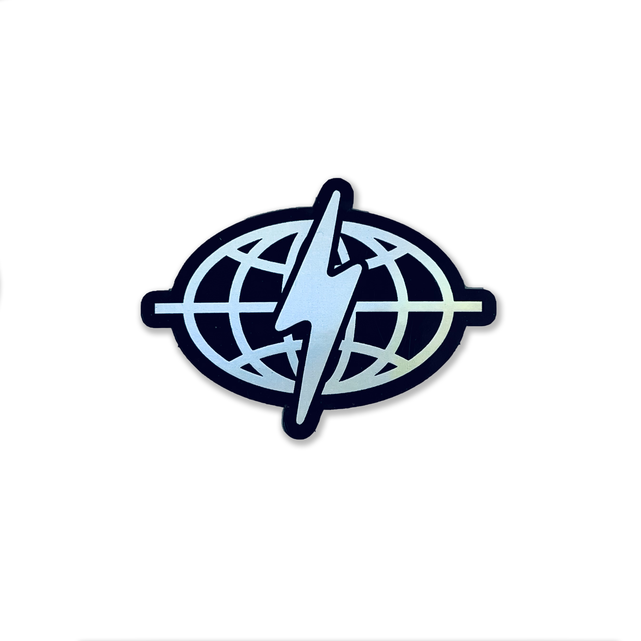 Globe Bolt - Holographic Sticker