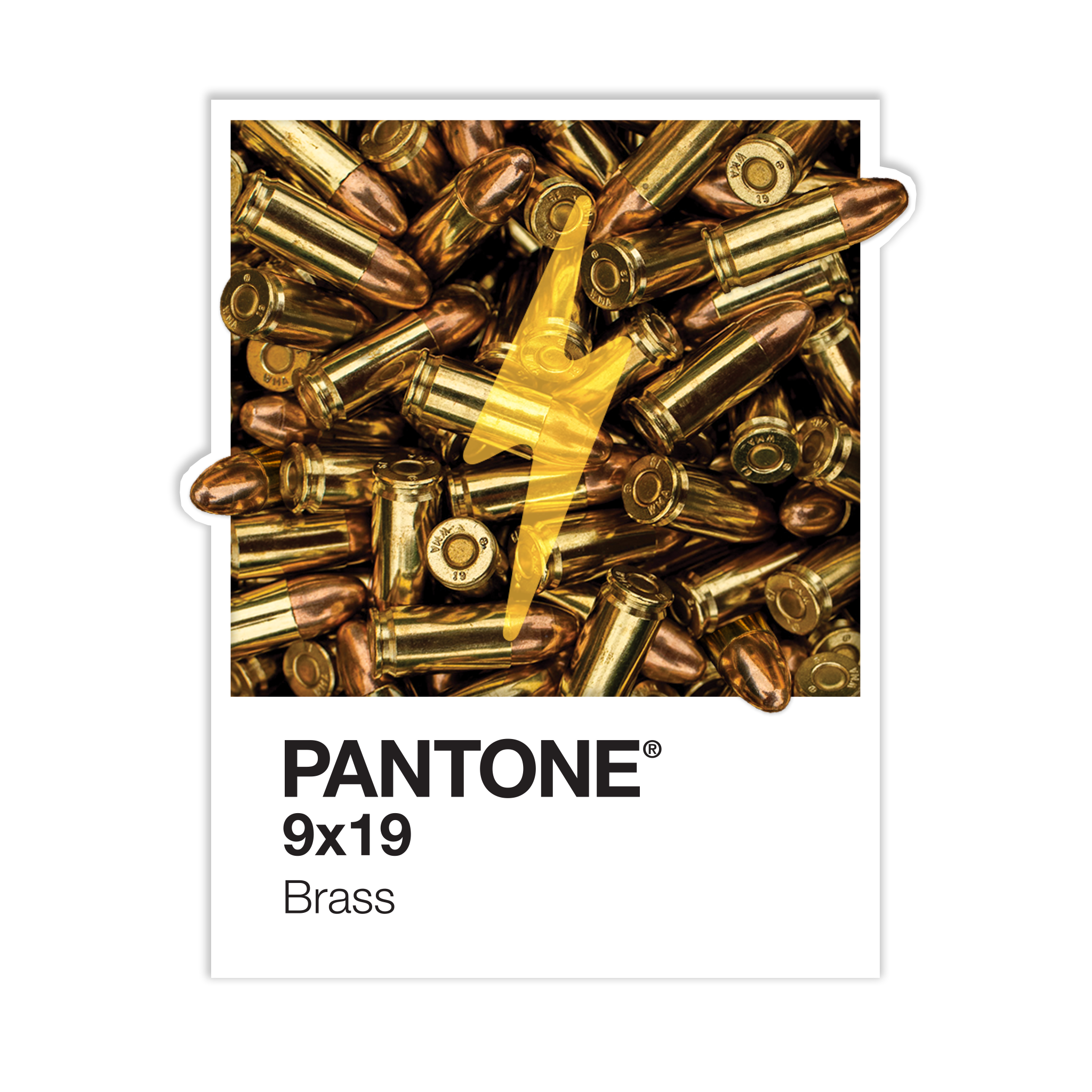 Pantone - Brass - Sticker